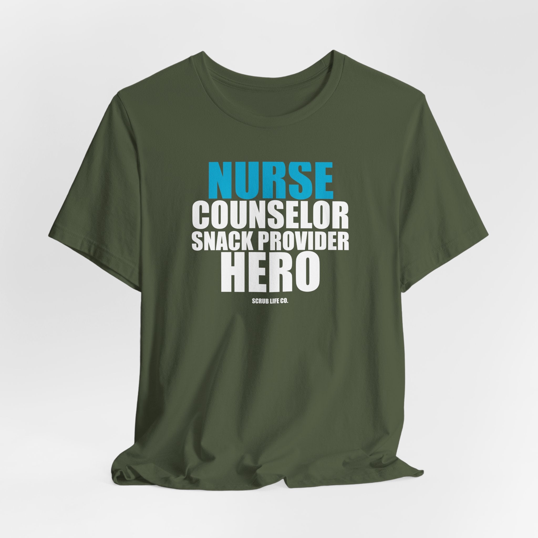 Nurse. Counselor. Snack Provider. Hero.