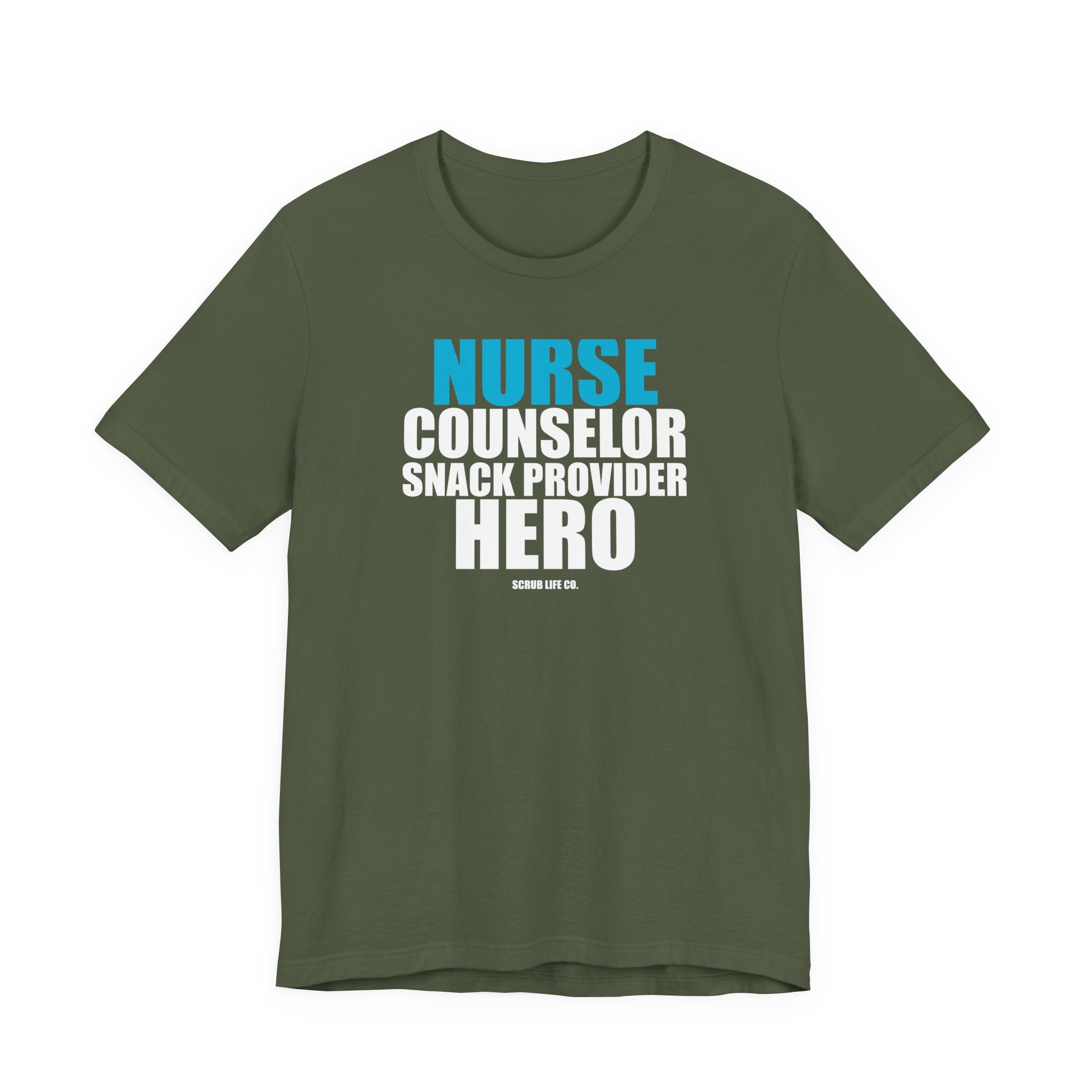 Nurse. Counselor. Snack Provider. Hero.
