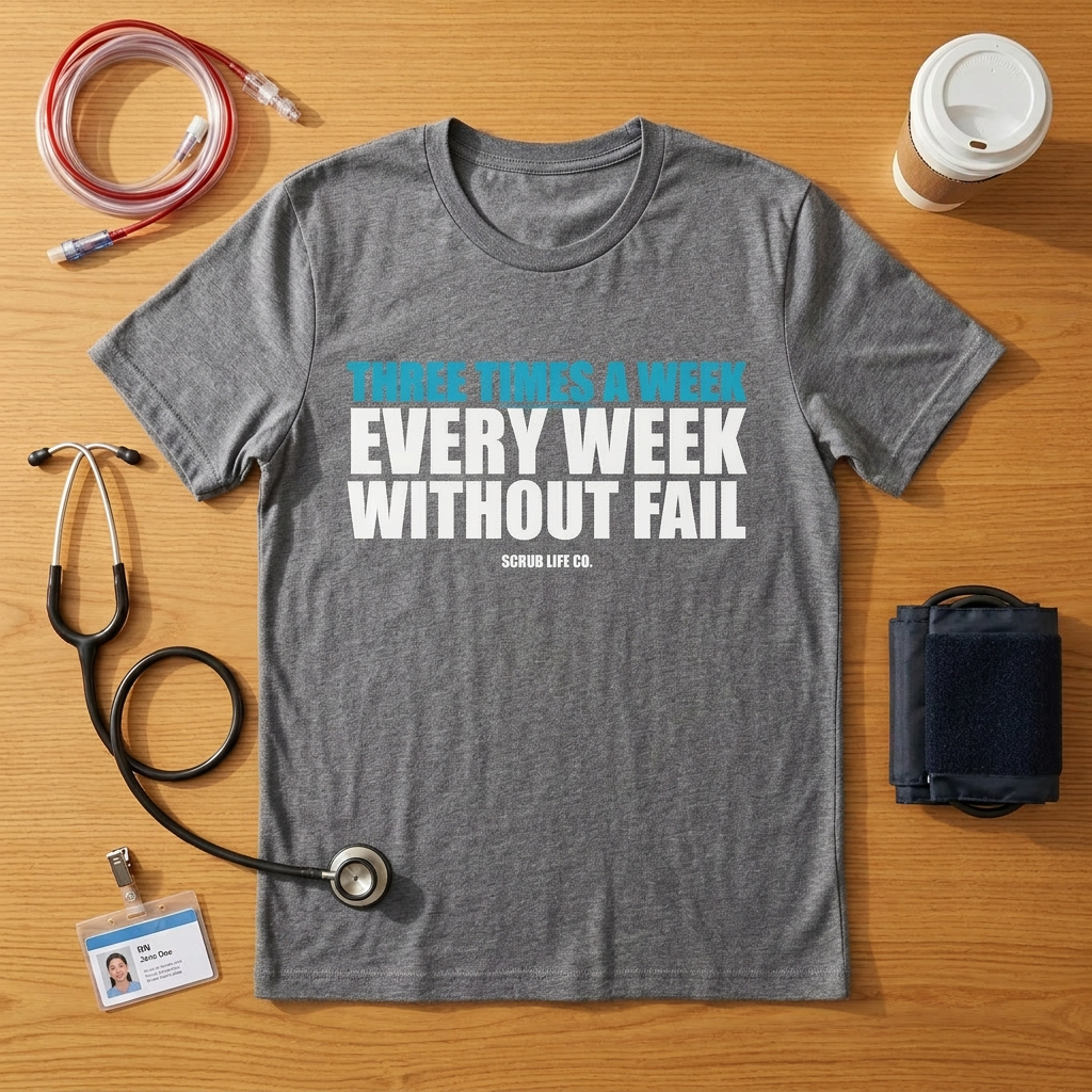 Three Times a Week. Every Week. Without Fail.