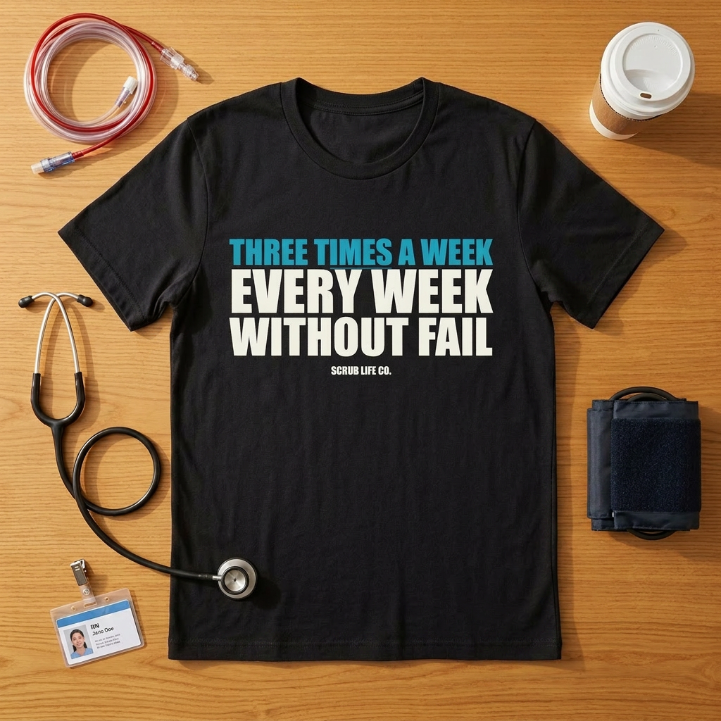 Three Times a Week. Every Week. Without Fail.