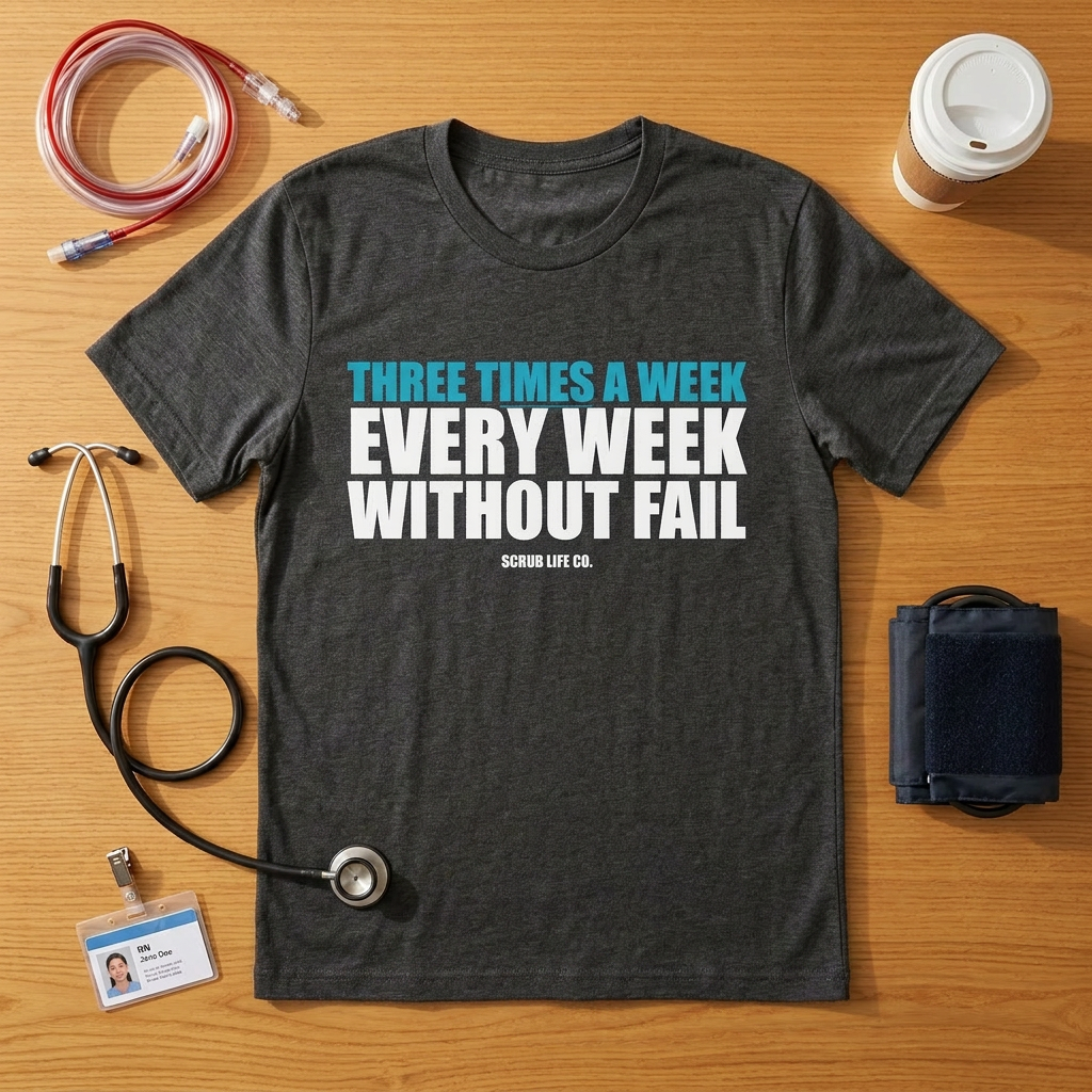 Three Times a Week. Every Week. Without Fail.