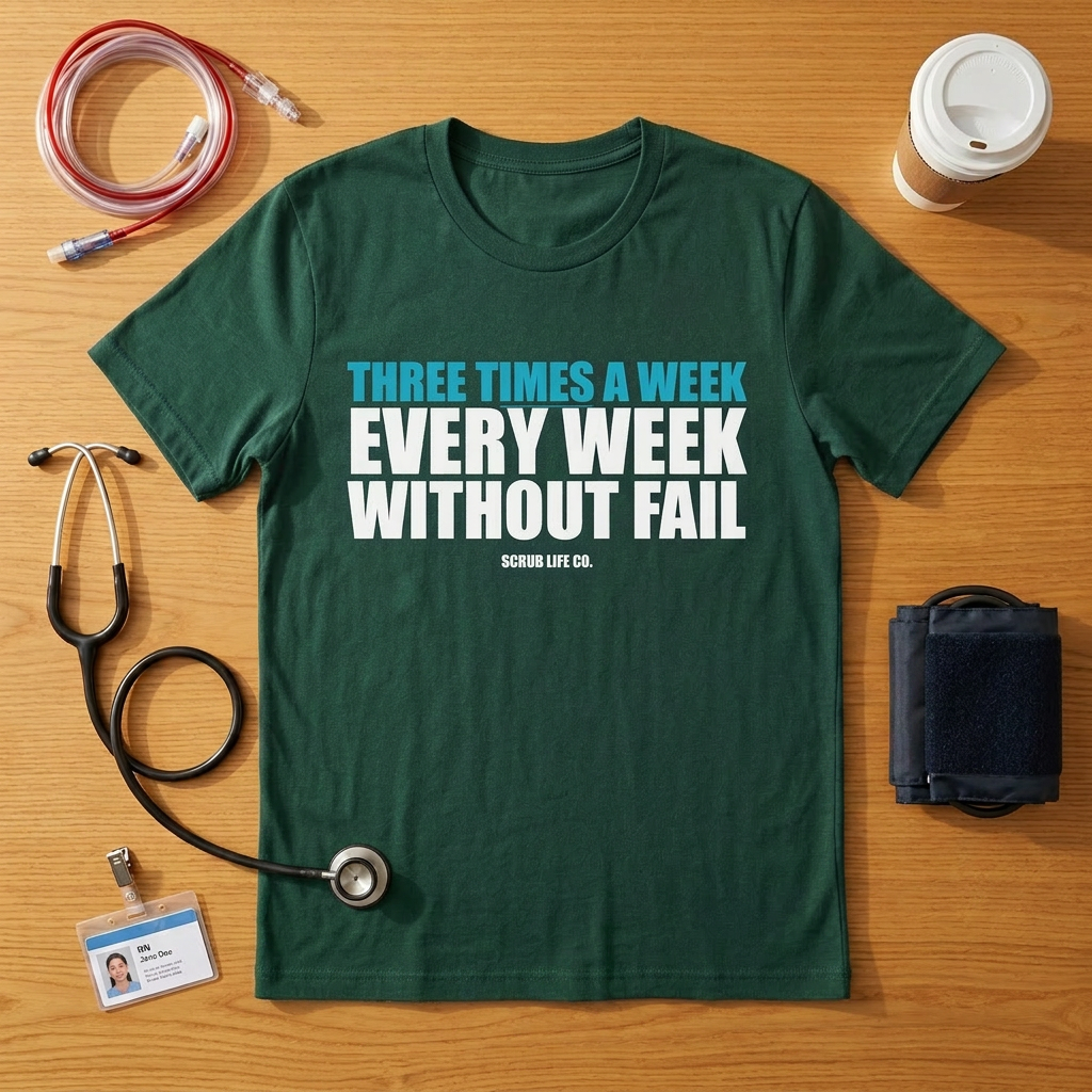 Three Times a Week. Every Week. Without Fail.