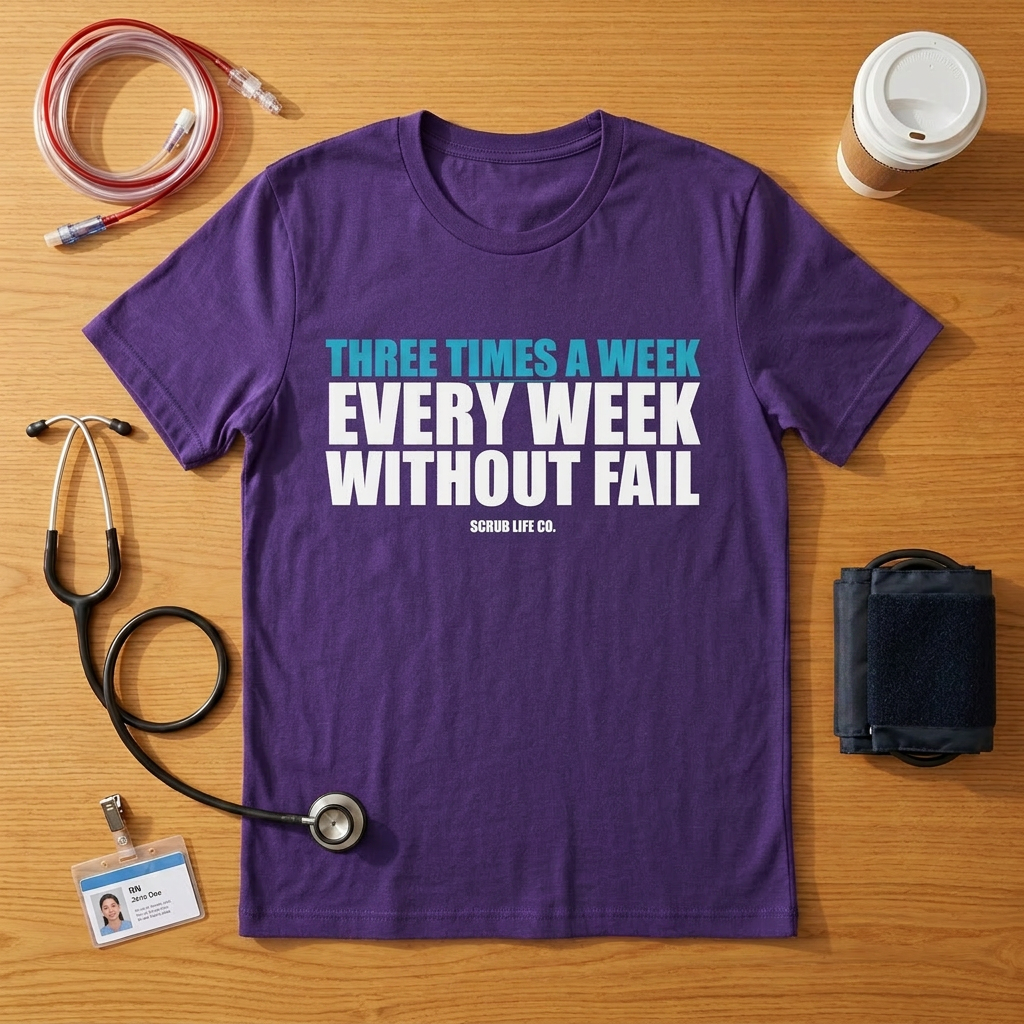 Three Times a Week. Every Week. Without Fail.